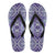 Polynesian Flip Flops Violet Women's Flip Flops Black - Polynesian Pride