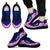 Guam Wave Sneakers - Polynesian Pattern White Purple Color Men's Sneakers - Black - Guam Black - Polynesian Pride