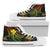 Hawaii High Top Shoes - Reggae Turtle Unisex White - Polynesian Pride