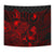 Yap Tapestry - Turtle Hibiscus Pattern Red - Polynesian Pride