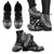 fiji Leather Boots - Polynesian Black Chief Version - Polynesian Pride