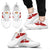 Tonga Sneakers - Tonga Flag Coat Of Arms & Wings Black & White - A0 Men White - Polynesian Pride