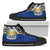 Nauru High Top Shoes - Polynesian Design Unisex Black - Polynesian Pride