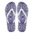 Polynesian Flip Flops Violet Men's Flip Flops White - Polynesian Pride