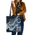 Kosrae Islands Polynesian Tote Bags - Ocean Style Tote Bag One Size Blue - Polynesian Pride