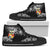 Mate Ma'a Tonga Rugby High Top Shoe Polynesian Unique Vibes - Black Black - Polynesian Pride