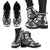 Tonga Leather Boots - Polynesian Tattoo Black - Polynesian Pride