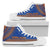 Marshall Islands High Top Shoes - Polynesian Flag Chief Version Unisex White - Polynesian Pride