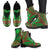 vanuatu Leather Boots - Polynesian Flag Chief Version - Polynesian Pride