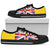 Niue Flag Low Top Canvas Shoe A0 - Polynesian Pride