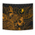 Yap Tapestry - Turtle Hibiscus Pattern Gold - Polynesian Pride