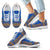 Marshall Islands Sneakers - Marshall Islands Polynesian Chief Tattoo Blue Orange Version - Polynesian Pride