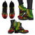 New Caledonia Leather Boots - Polynesian Reggae Chief Version - Polynesian Pride