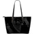 Hawaii Hibiscus Banzai Surfing Large Leather Tote Grey Grey - Polynesian Pride