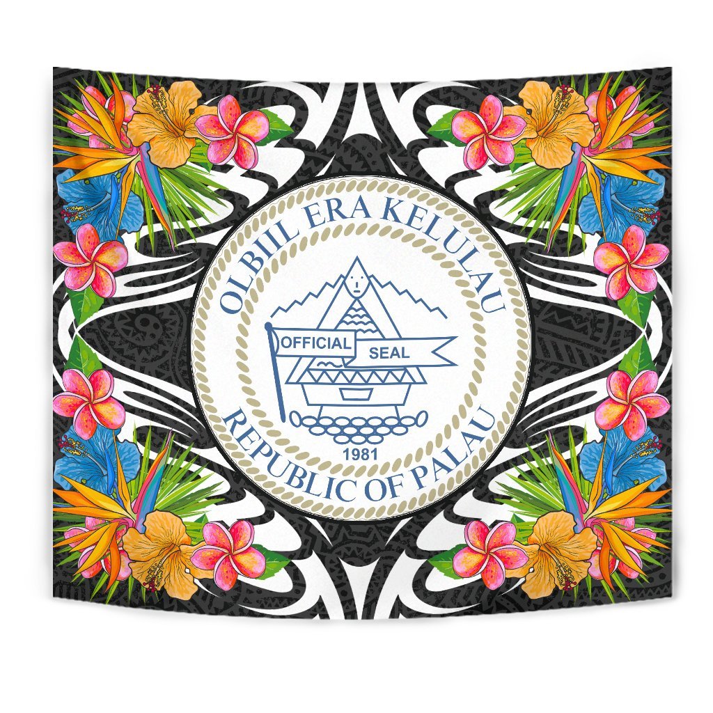 Palau Tapestrys - Tropical Flowers Style - Polynesian Pride