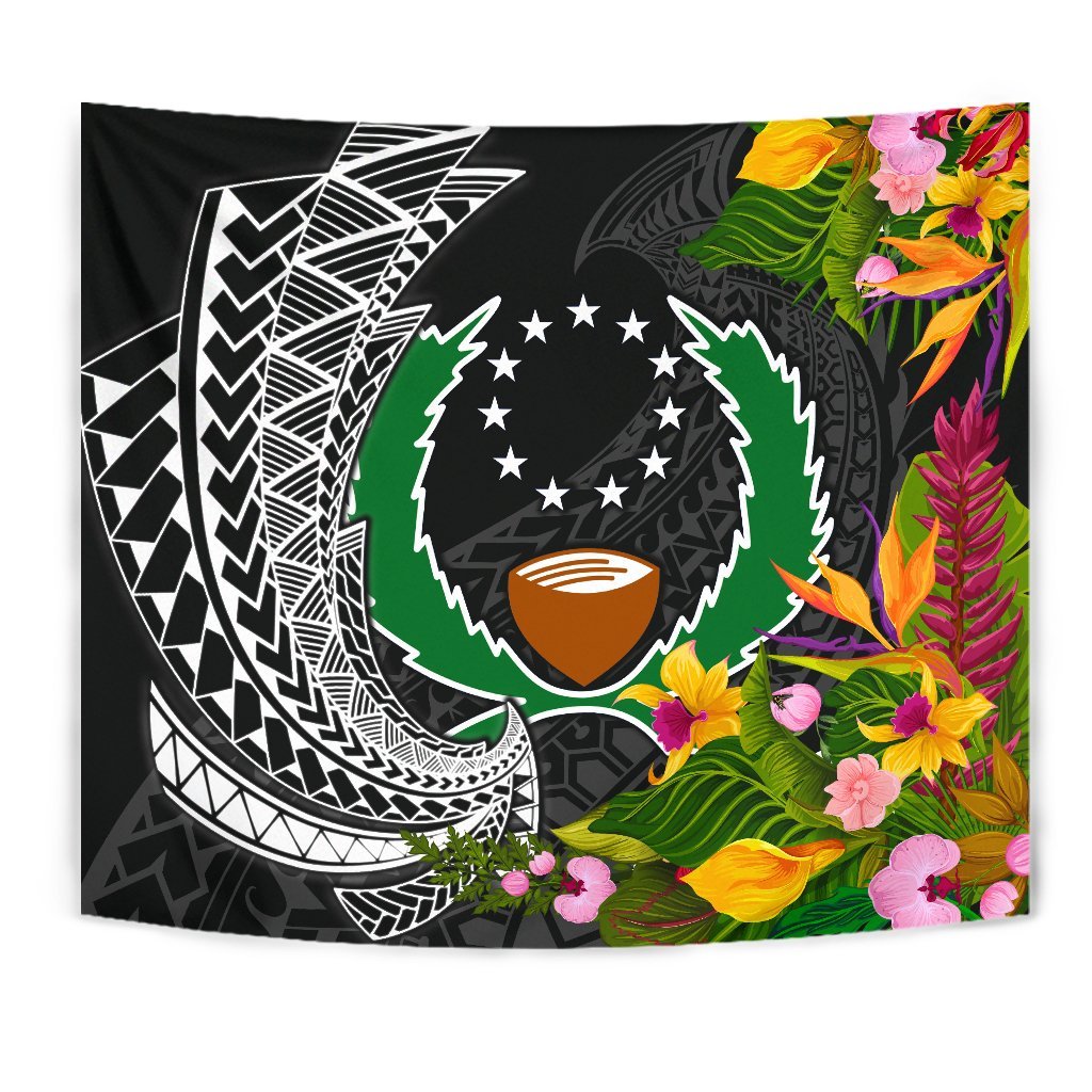 Pohnpei State Tapestrys - Seal Spiral Polynesian Patterns - Polynesian Pride