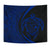 Hawaii Turtle Map Polynesian Tapestry - Blue - Circle Style - Polynesian Pride