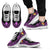 Tonga Wave Sneakers - Polynesian Pattern Purple Color Men's Sneakers - White - Tonga White - Polynesian Pride