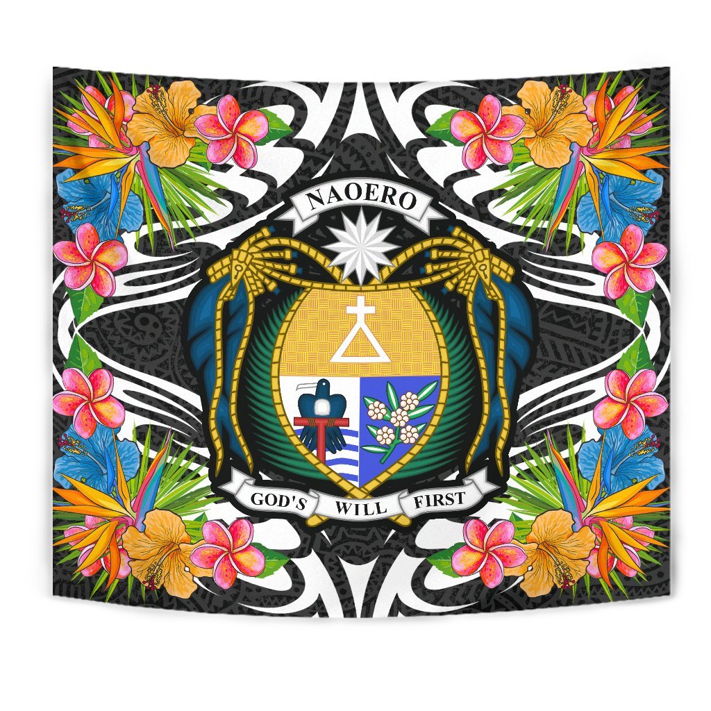 Nauru Tapestrys - Tropical Flowers Style - Polynesian Pride