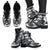 Fiji Leather Boots - Polynesian Tattoo Black - Polynesian Pride