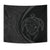 Hawaii Turtle Map Polynesian Tapestry - Gray - Circle Style - Polynesian Pride