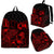 Tonga Polynesian Backpack Turtle Hibiscus Red Red - Polynesian Pride