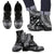 Federated States of Micronesia Leather Boots - Polynesian Black Chief Version Black - Polynesian Pride