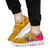 Hawaii Sneakers - Kanaka Maoli With Hibiscus On Polynesian Patterns (YELLOW) - Polynesian Pride