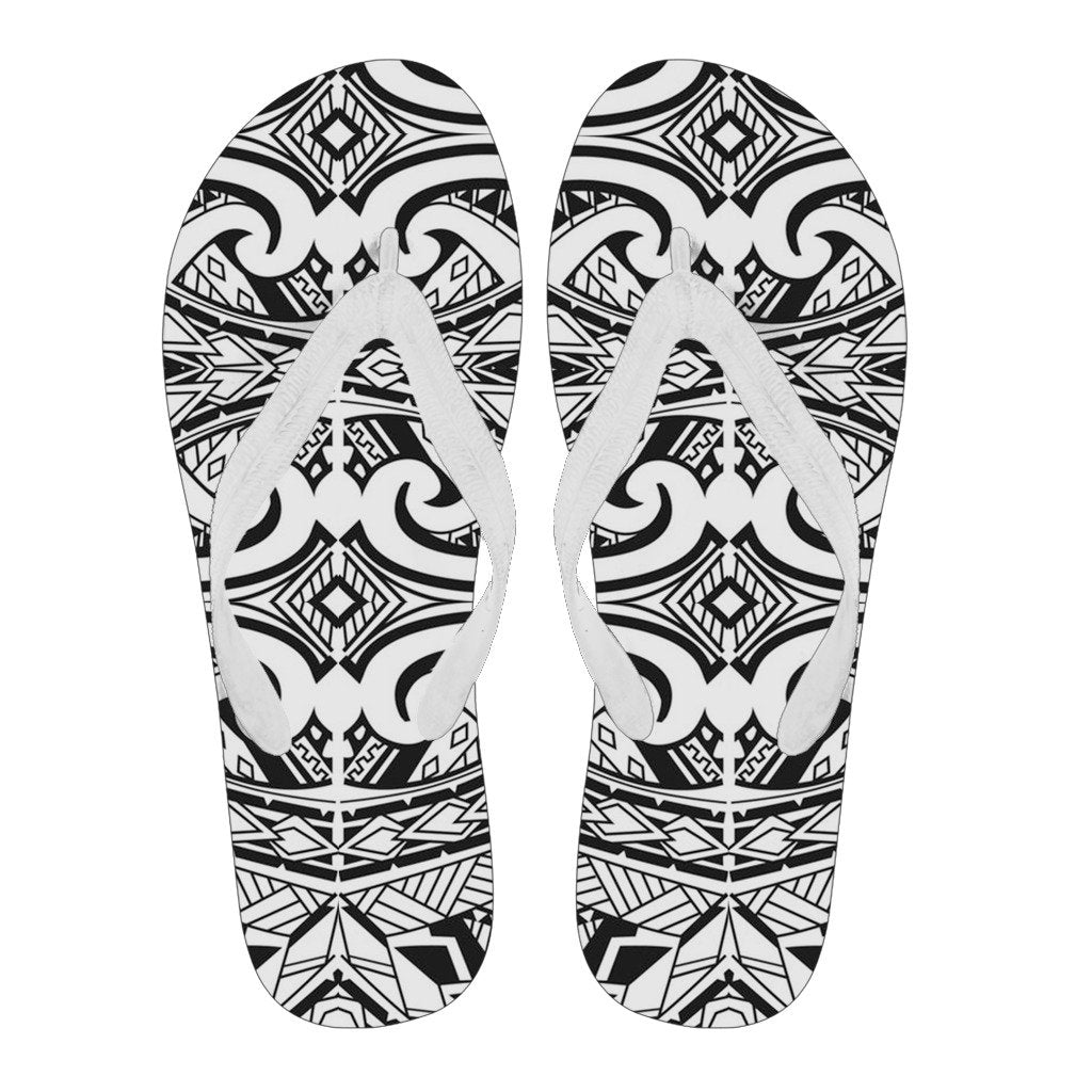 Polynesian 18 Flip Flops Women White - Polynesian Pride