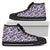 Hawaiian Shoes - Tropical Strelitzia High Top Shoes Womens High Top Black - Polynesian Pride