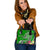 Tahiti Custom Personalised Shoulder Handbag - Turtle Plumeria (Green) One Size Green - Polynesian Pride