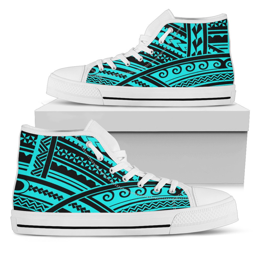 Polynesian Tribal High Top Shoes - Polynesian Pride
