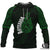 Hei Matau Maori Tattoo All Over Hoodie Green Unisex White - Polynesian Pride