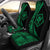 Hawaii Kanaka Polynesian Car Seat Covers - Circle Style Green - Polynesian Pride