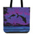 Dolphin Dance In Night Tote Bag Tote Bag One Size Black - Polynesian Pride