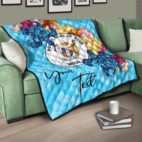 Niue Custom Personalised Premium Quilt - Tropical Style - Polynesian Pride