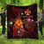 Wallis and Futuna Polynesian Personalised Premium Quilt - Legend of Wallis and Futuna (Red) - Polynesian Pride