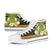 Tuvalu High Top Shoes - Polynesian Gold Patterns Collection - Polynesian Pride