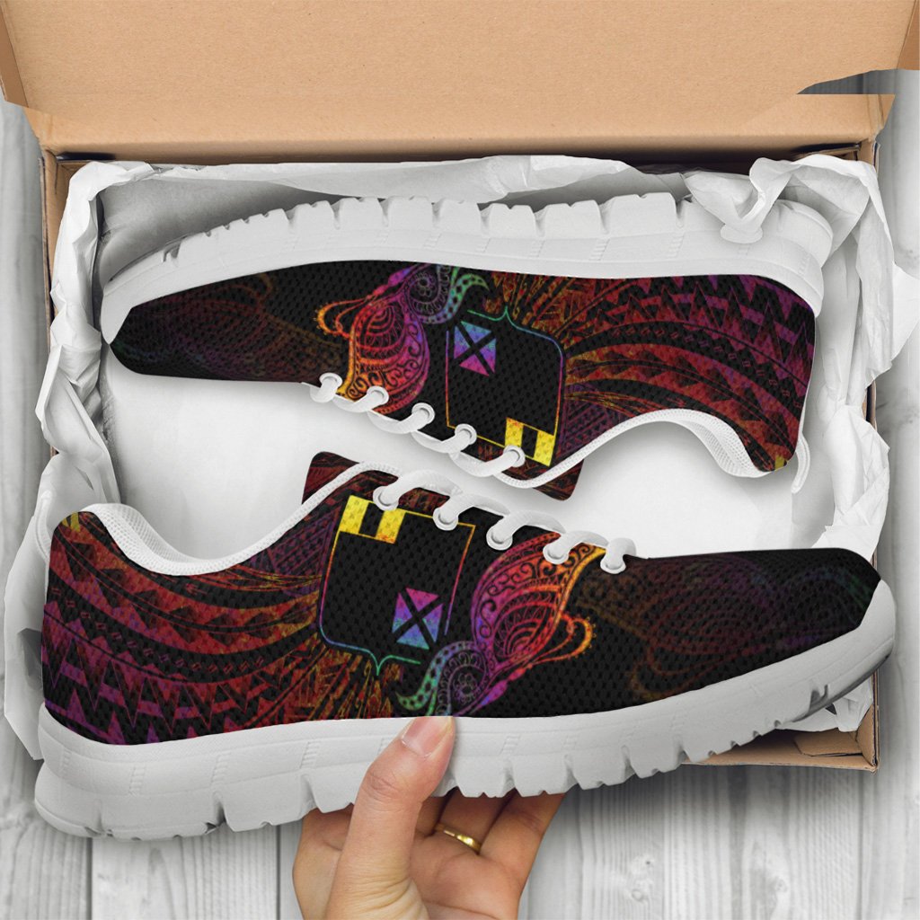 Wallis and Futuna Sneakers - Butterfly Polynesian Style - Polynesian Pride