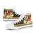 Wallis and Futuna High Top Shoes - Polynesian Gold Patterns Collection - Polynesian Pride