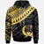 Pohnpei Custom Hoodie Pohnpei Ginger Lei Pattern Gold Unisex Gold - Polynesian Pride