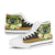 Palau High Top Shoes - Polynesian Gold Patterns Collection - Polynesian Pride