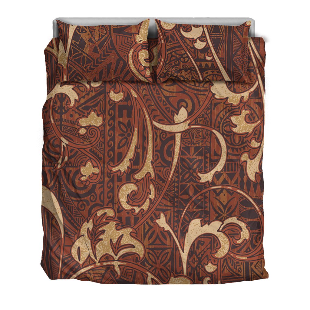 Polynesian Bedding Set - Tribal Fabric Patchwork Style - Polynesian Pride