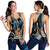 Fiji Coat of Arms Women Racerback Tank Polynesian mix Coconut Pattern LT13 - Polynesian Pride