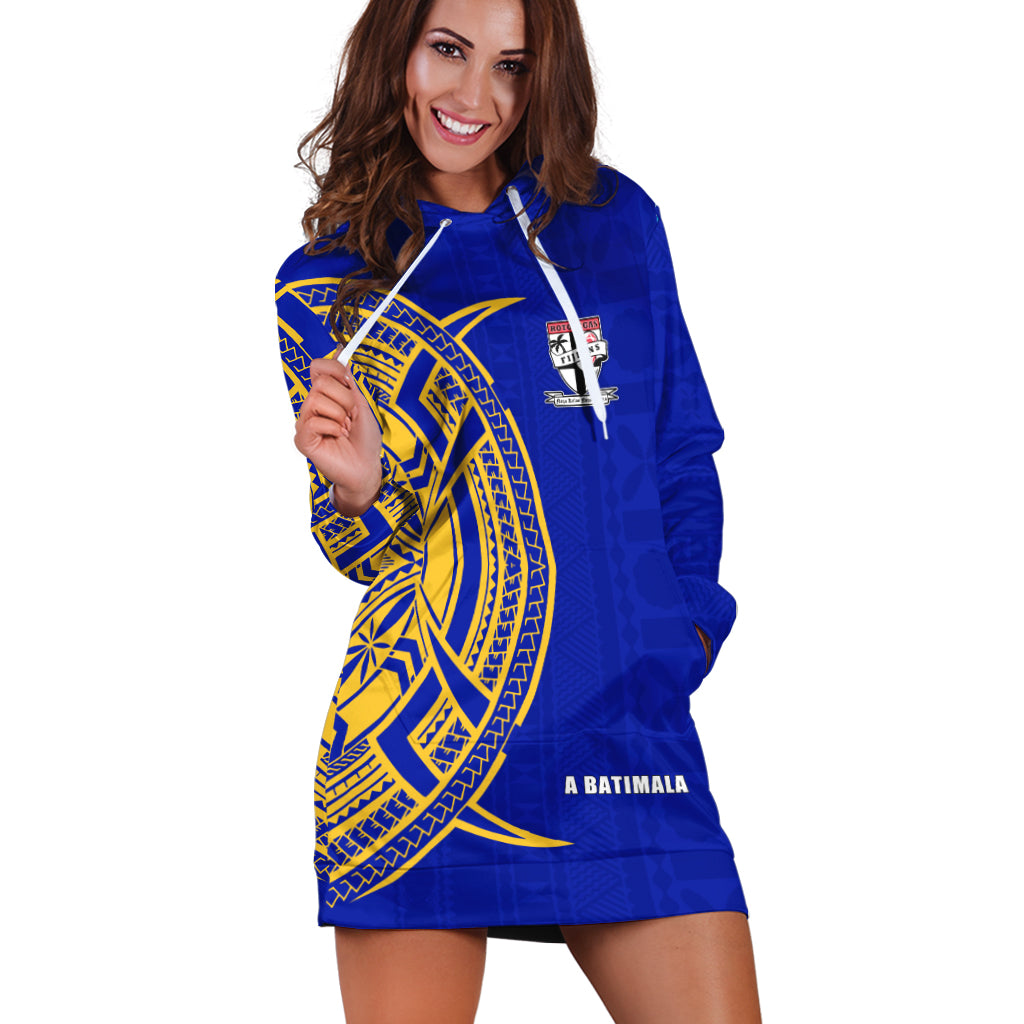 Rotorua Fijian Rugby Hoodie Dress 03 LT13 - Polynesian Pride