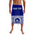 (Custom Text and Number) TOLOA Lavalava Tupou College Tonga Pattern LT13 Blue - Polynesian Pride