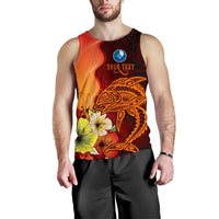 Yap Custom Personalised Men Tank Top - Tribal Tuna Fish - Polynesian Pride