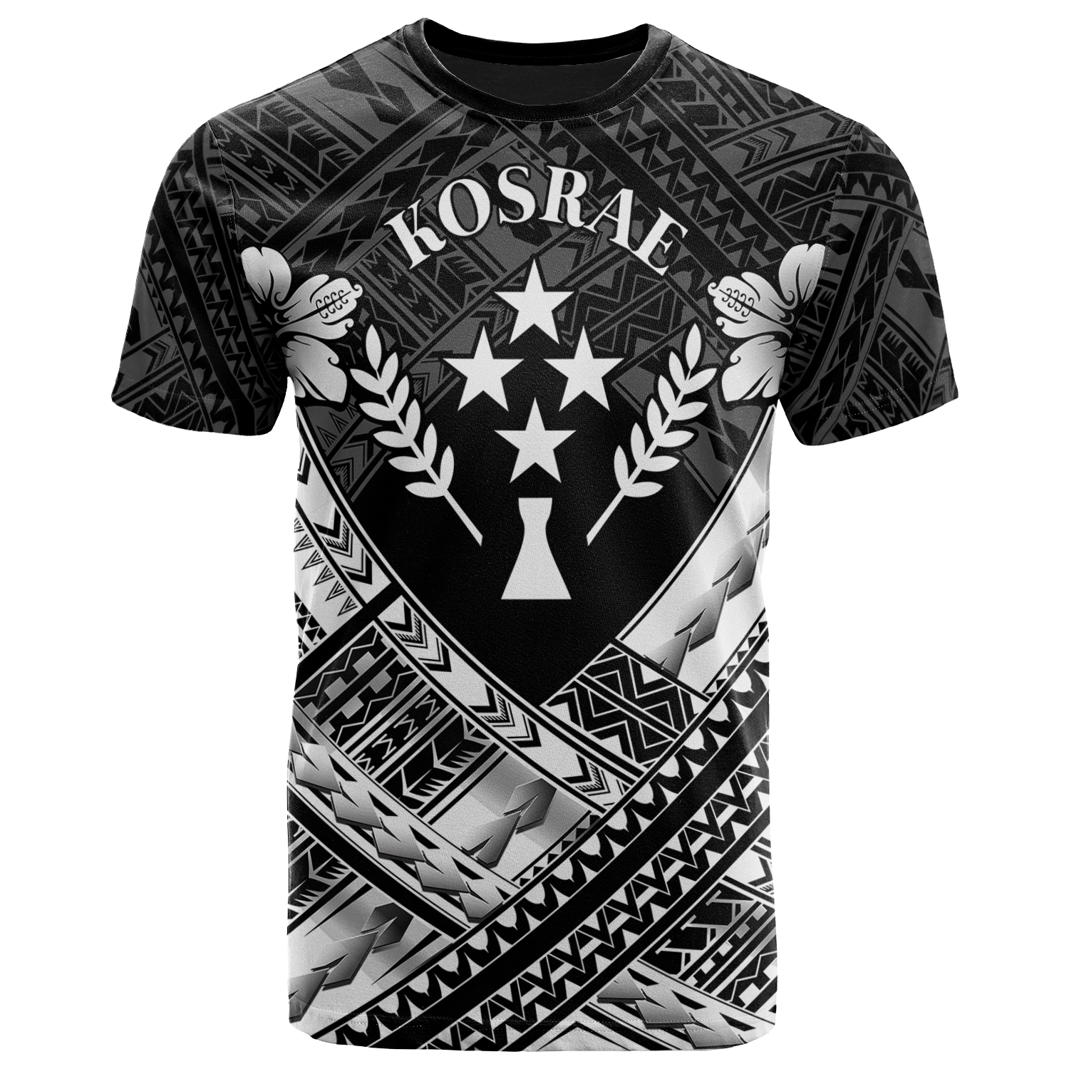 Kosrae Polynesian Custom T Shirts Kosrae WhiteCamisole Hibiscus Style Unisex Art - Polynesian Pride