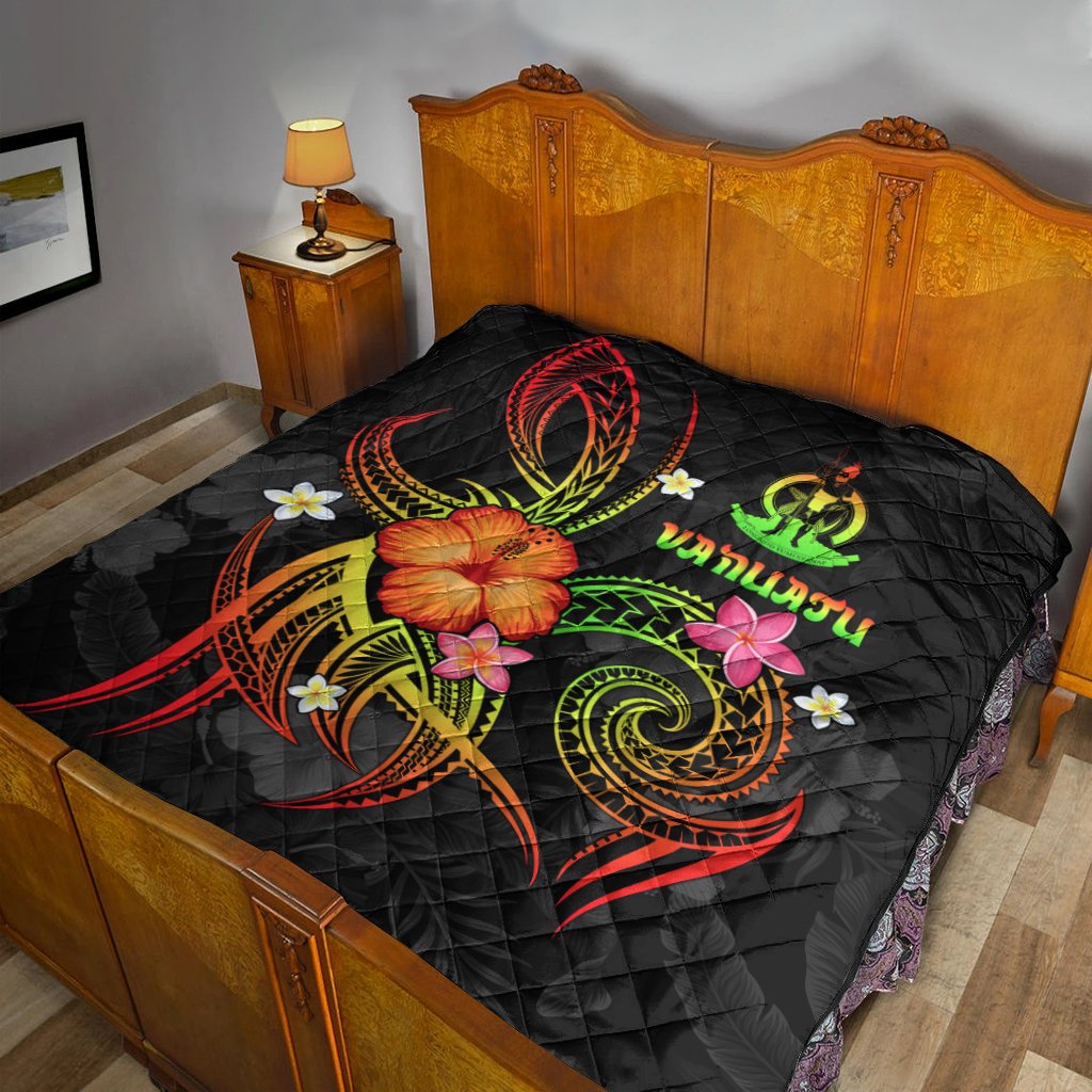 Vanuatu Polynesian Premium Quilt - Legend of Vanuatu (Reggae) - Polynesian Pride