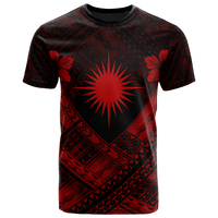 Marshall Islands Polynesian T Shirts Marshall Islands RedFlag Camisole Hibiscus Style Unisex Red - Polynesian Pride